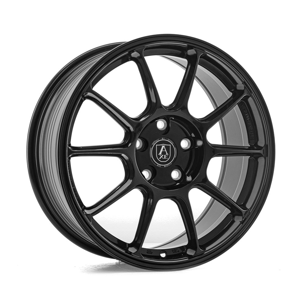 Cerchio in Lega AXE EX46 17x7,5 ET40 5H con foratura su misura Gloss Black