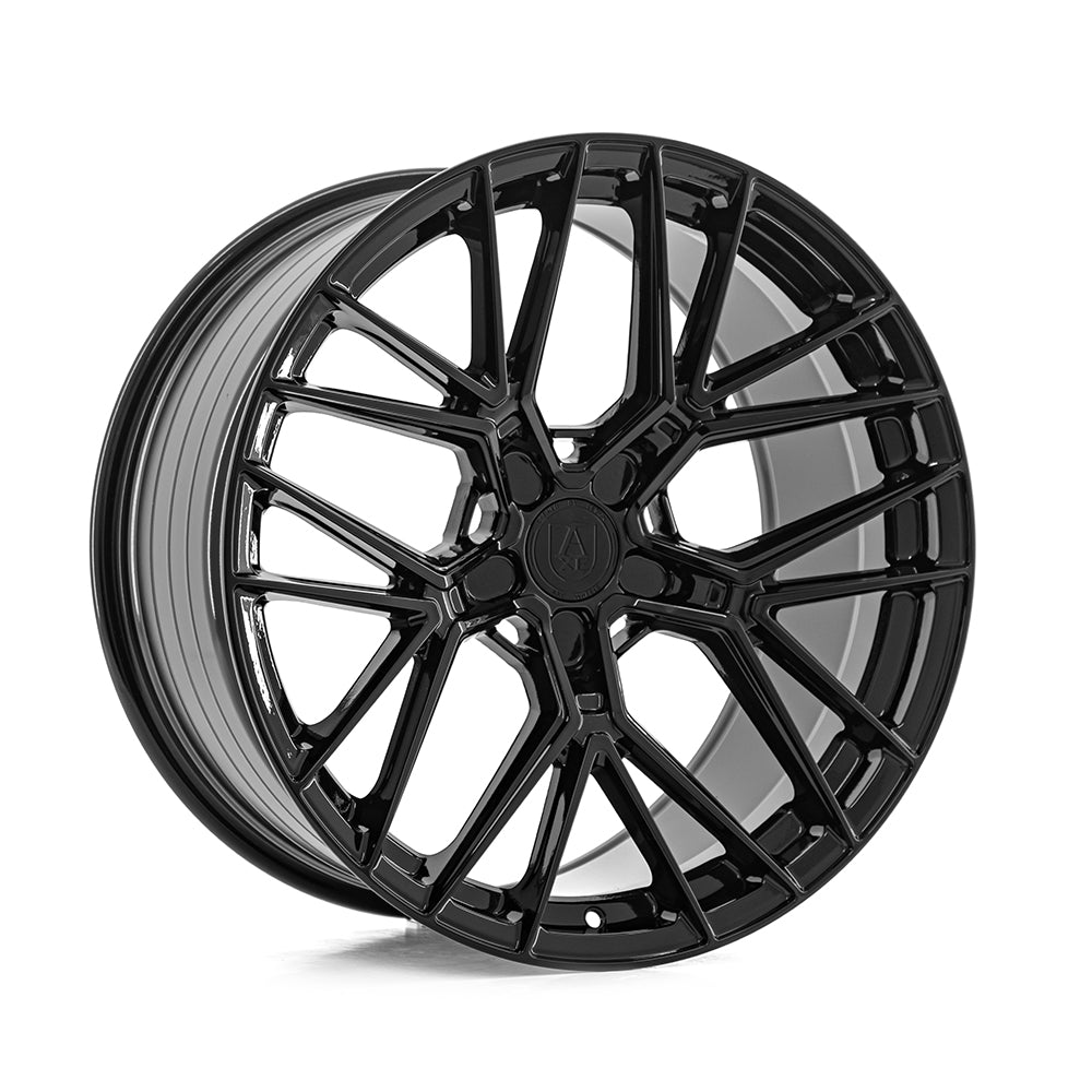 Cerchio in Lega AXE EX52 19x9,5 ET40 5H con foratura su misura Gloss Black
