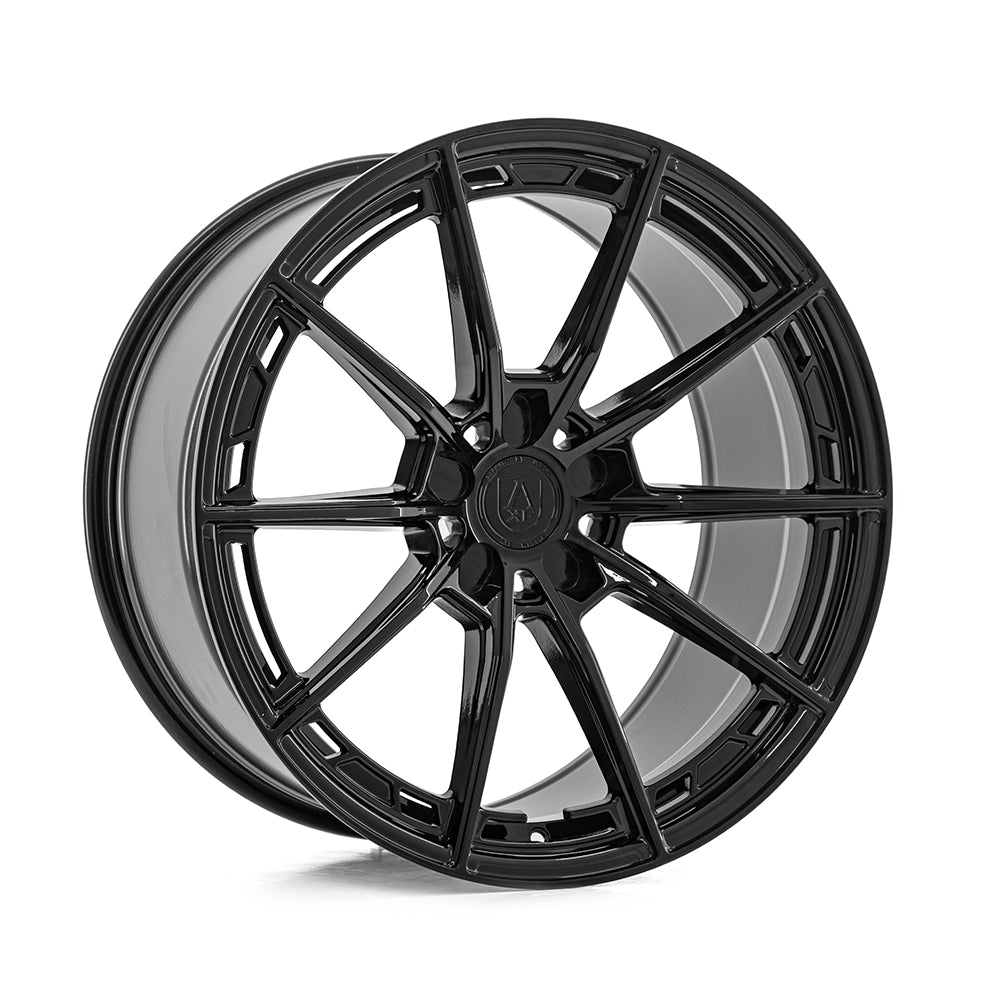 Cerchio in Lega AXE EX53 19x8,5 ET40 5H con foratura su misura Gloss Black