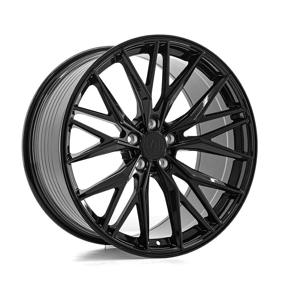 Cerchio in Lega AXE EX55 21x9 ET25-40 5H con foratura su misura Gloss Black