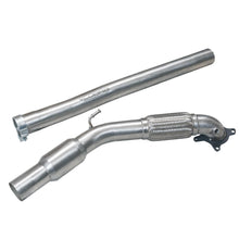 Carica l'immagine nel visualizzatore di Gallery, Downpipe Cobra Sport Audi TT 8J 2WD 2007-2011, scarico originale - AU27/AU28 — immagine illustrativa della configurazione