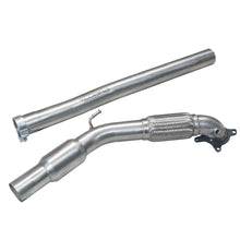 Downpipe Cobra Sport Audi TT 8J 2WD 2011-2014, scarico originale - AU38/AU39 — immagine illustrativa della configurazione