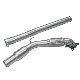 Downpipe Cobra Sport Audi TT 8J 2WD 2011-2014, scarico originale - AU38/AU39 — immagine illustrativa della configurazione