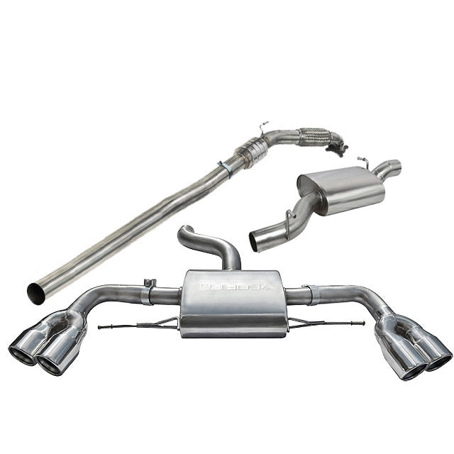 Scarico Turbo Back Cobra Sport per Audi TTS Mk2 Quattro