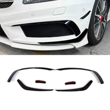 Canard Paraurti Anteriore con Cornici Fendinebbia Nero Lucido Mercedes Benz A-Class W176 Pre-Facelift 13-15 - foto 2