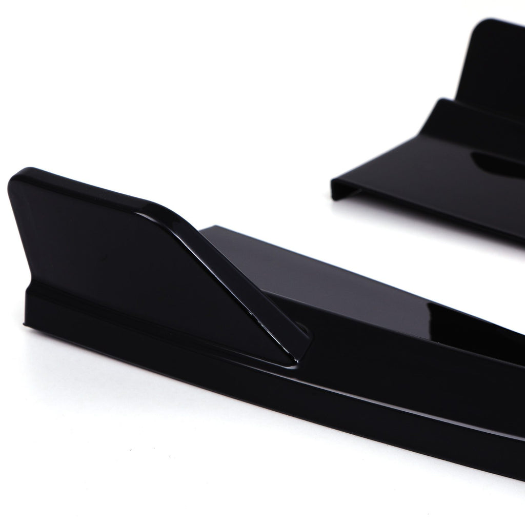 Diffusore con Spoiler Angolari Nero Lucido Mercedes Classe C W205 15-21 - foto 6