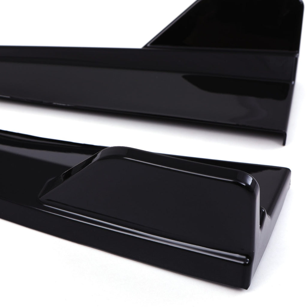 Diffusore con Spoiler Angolari Nero Lucido Mercedes Classe C W205 15-21 - foto 8