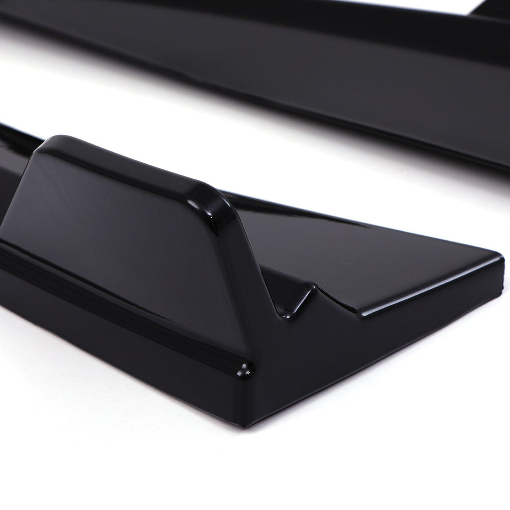 Diffusore con Spoiler Angolari Nero Lucido Mercedes Classe C W205 15-21 - foto 9