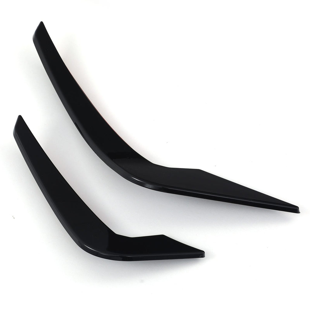Canard Paraurti Anteriore Nero Lucido BMW M2 F87 16-21 - foto 9