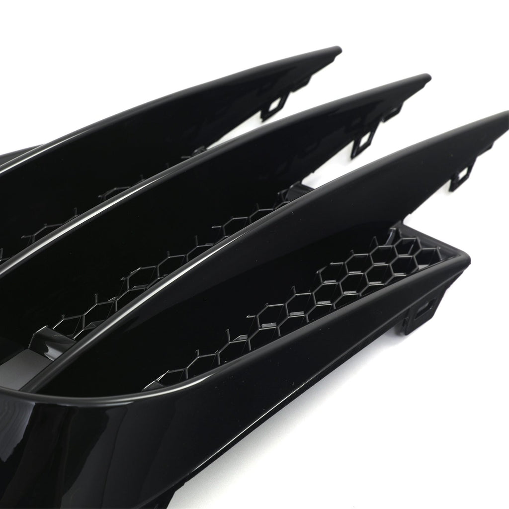 Coppia Cover Prese Fendinebbia Anteriori Nero Lucido Volkswagen Golf Mk6 GTI/GTD 08-12 - foto 6