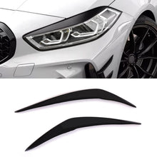 Sopracciglia Fari Nero Lucido BMW 1 Series F20 LCI 15-19 - foto 2