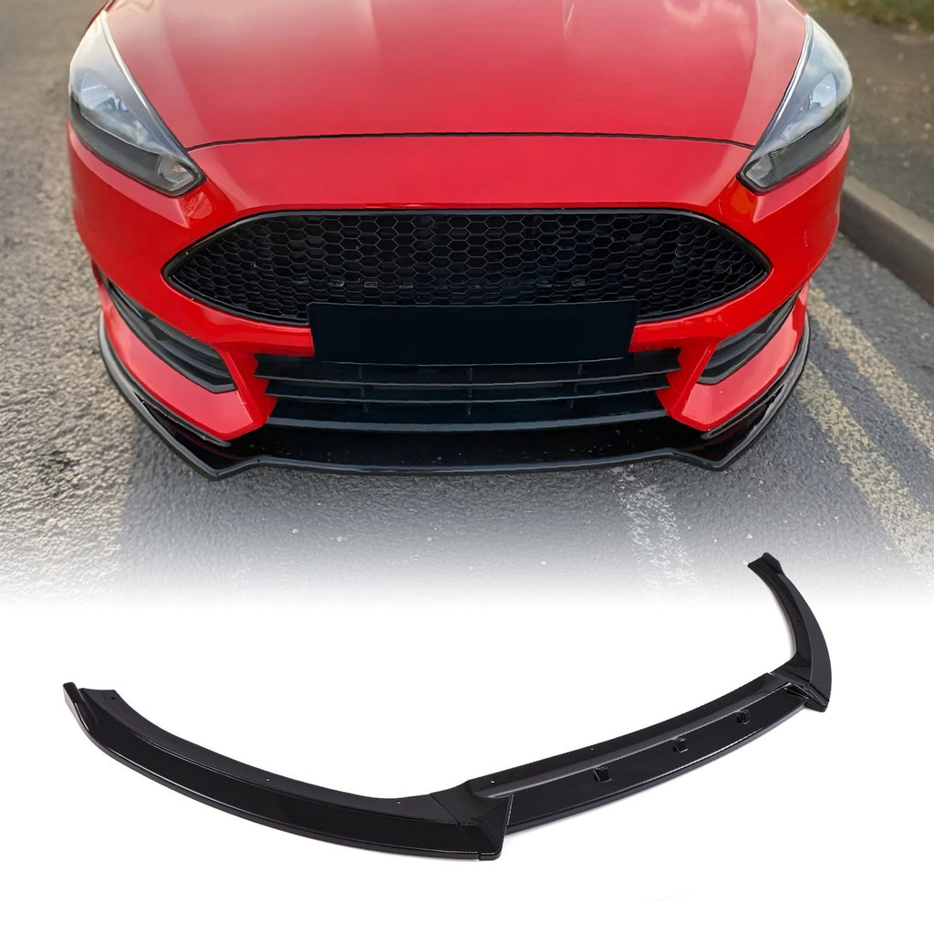 Splitter Anteriore Nero Lucido Ford Focus ST250 Mk3.5 15-18