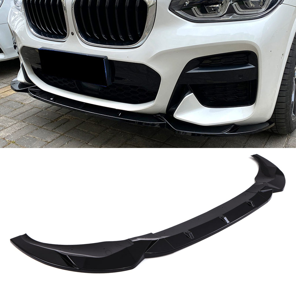 Splitter Anteriore Nero Lucido BMW X3 G01 Pre-LCI 18-21