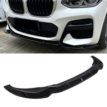 Splitter Anteriore Nero Lucido BMW X3 G01 Pre-LCI 18-21