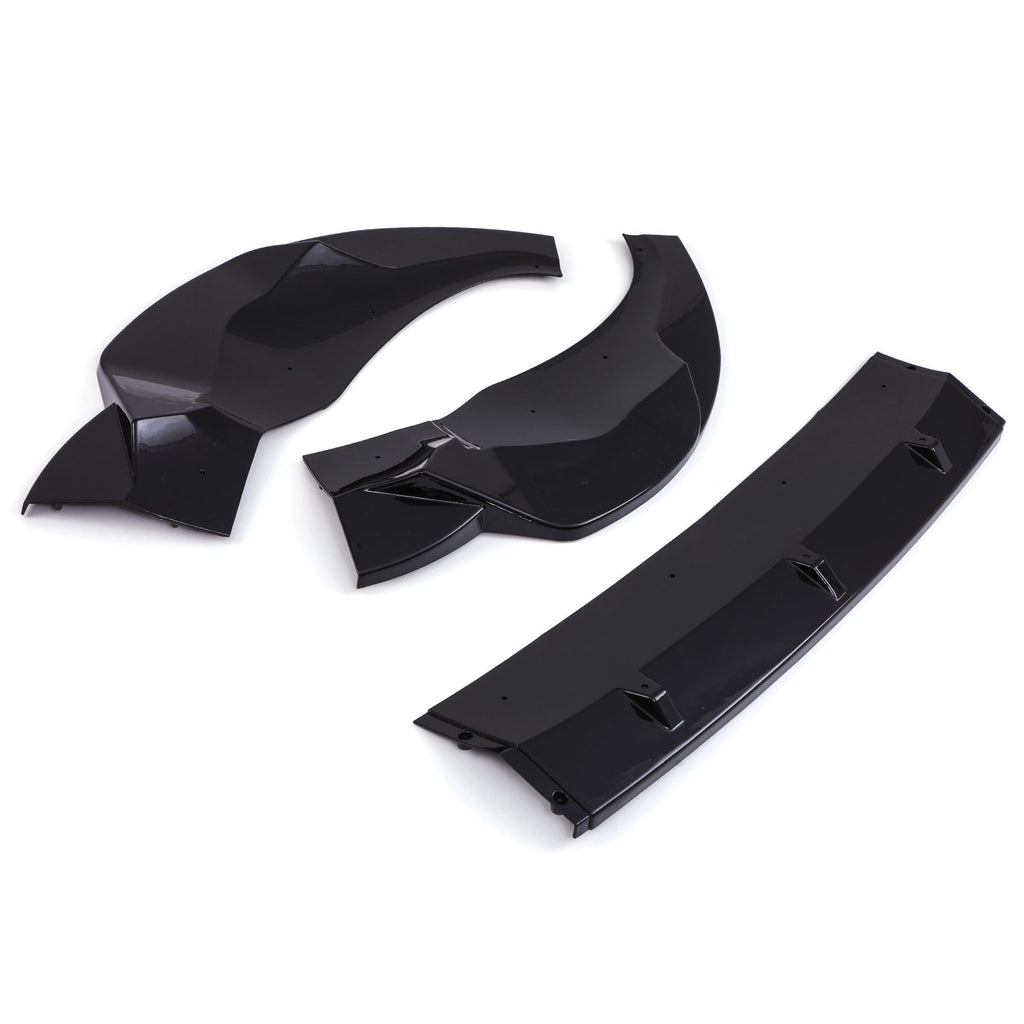 Splitter Anteriore Nero Lucido BMW X3 G01 Pre-LCI 18-21 - foto 3
