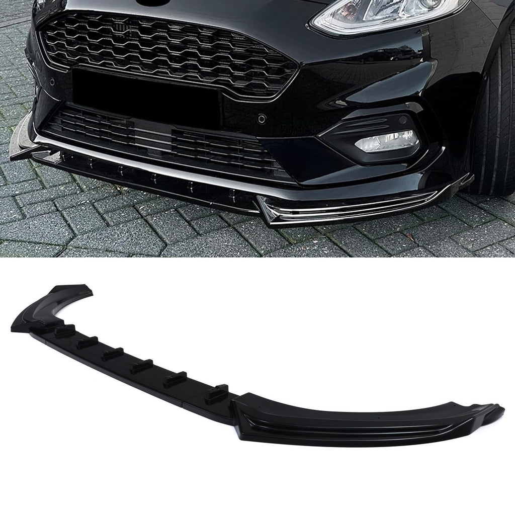 Splitter Anteriore Nero Lucido Ford Fiesta MK8 ST / ST-Line 17+