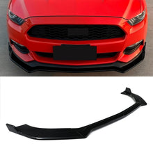 Splitter Anteriore Nero Lucido Ford Mustang Mk6 15-17