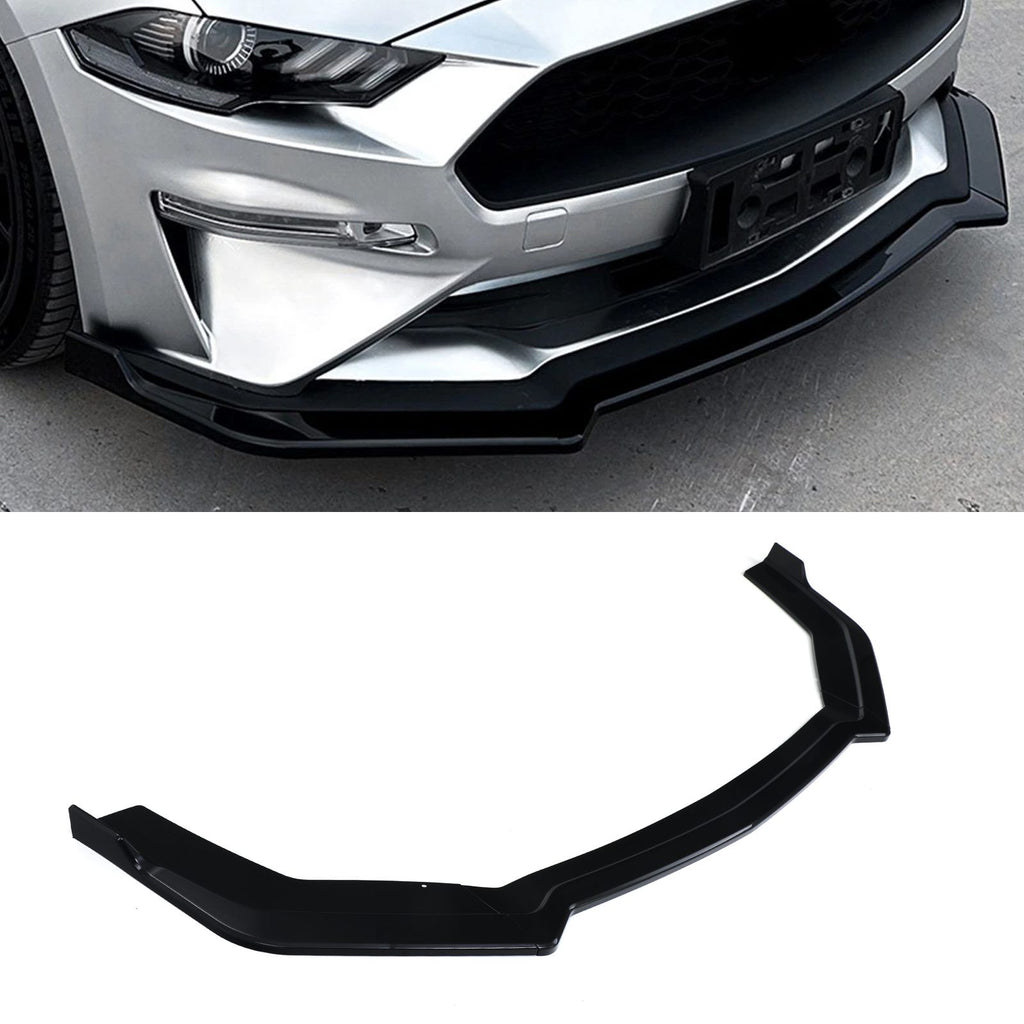 Splitter Anteriore Nero Lucido Ford Mustang Mk6.5 18-23