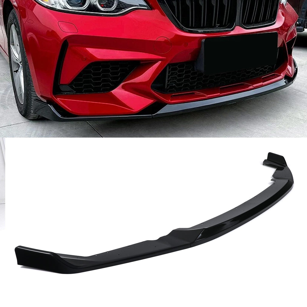 Splitter Anteriore Nero Lucido BMW Serie 2 M2 F87 16-21