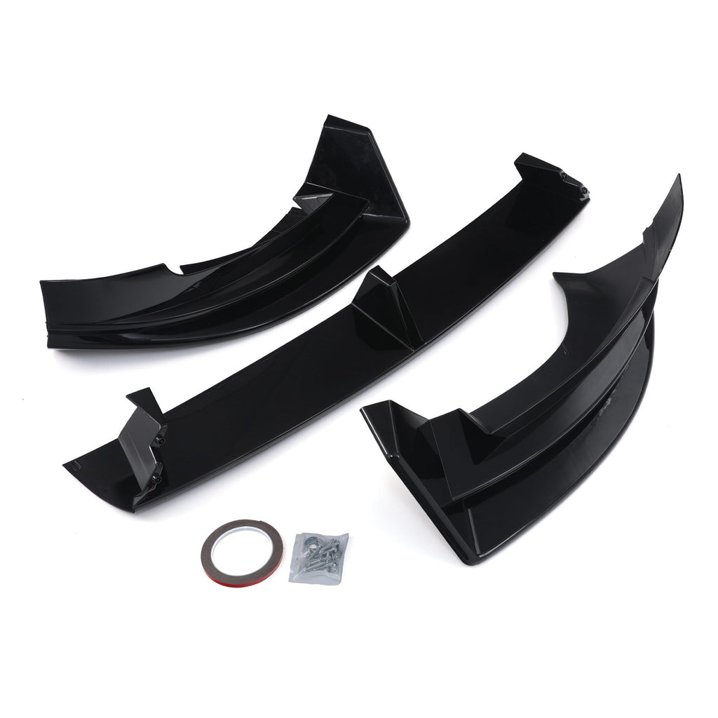 Splitter Anteriore Nero Lucido Tesla Model Y 2025+ - foto 2