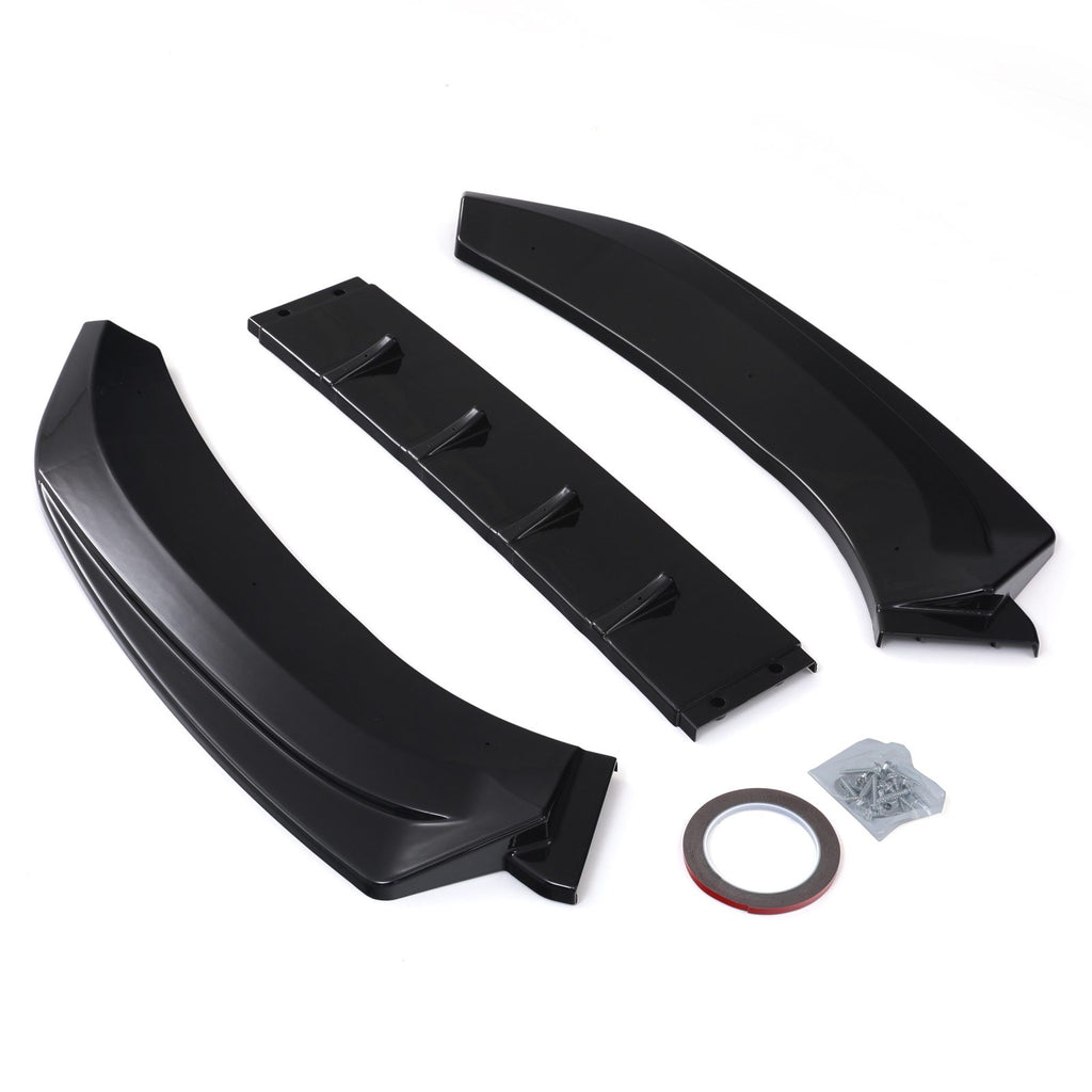 Splitter Lip Anteriore Stile S-Line Nero Lucido Audi A4 S4 B8.5 12-15 - foto 3