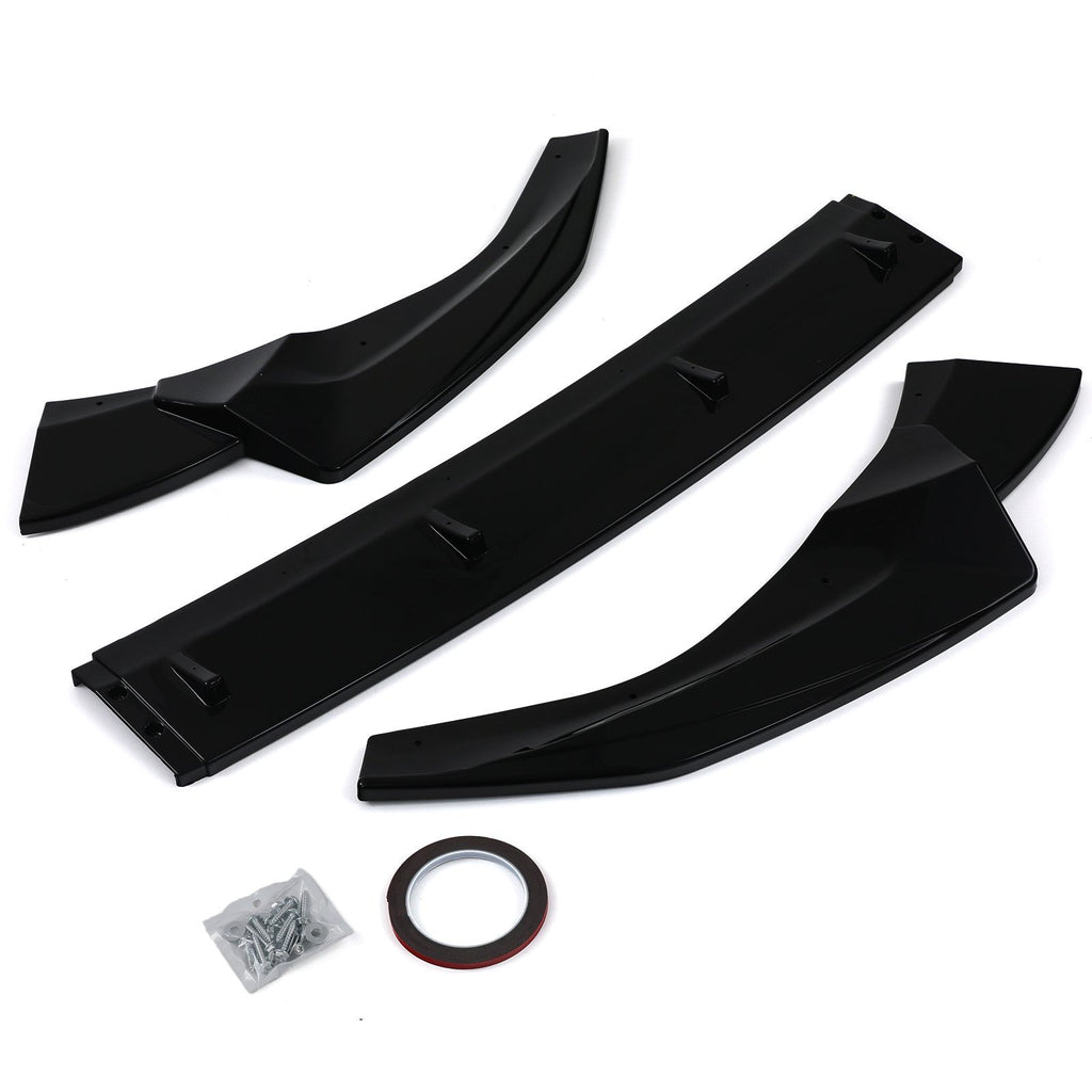 Splitter Anteriore Nero Lucido Audi A5 S5 F5 Facelift 2021-2025 - foto 4