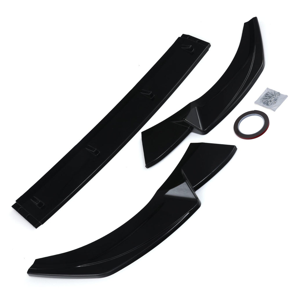 Splitter Anteriore Stile S-Line Nero Lucido Audi Q3 F3 19-25 - foto 3