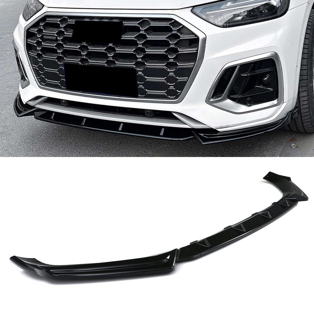 Splitter Anteriore Stile S-Line Nero Lucido Audi Q5 FY Pre Facelift 17-21