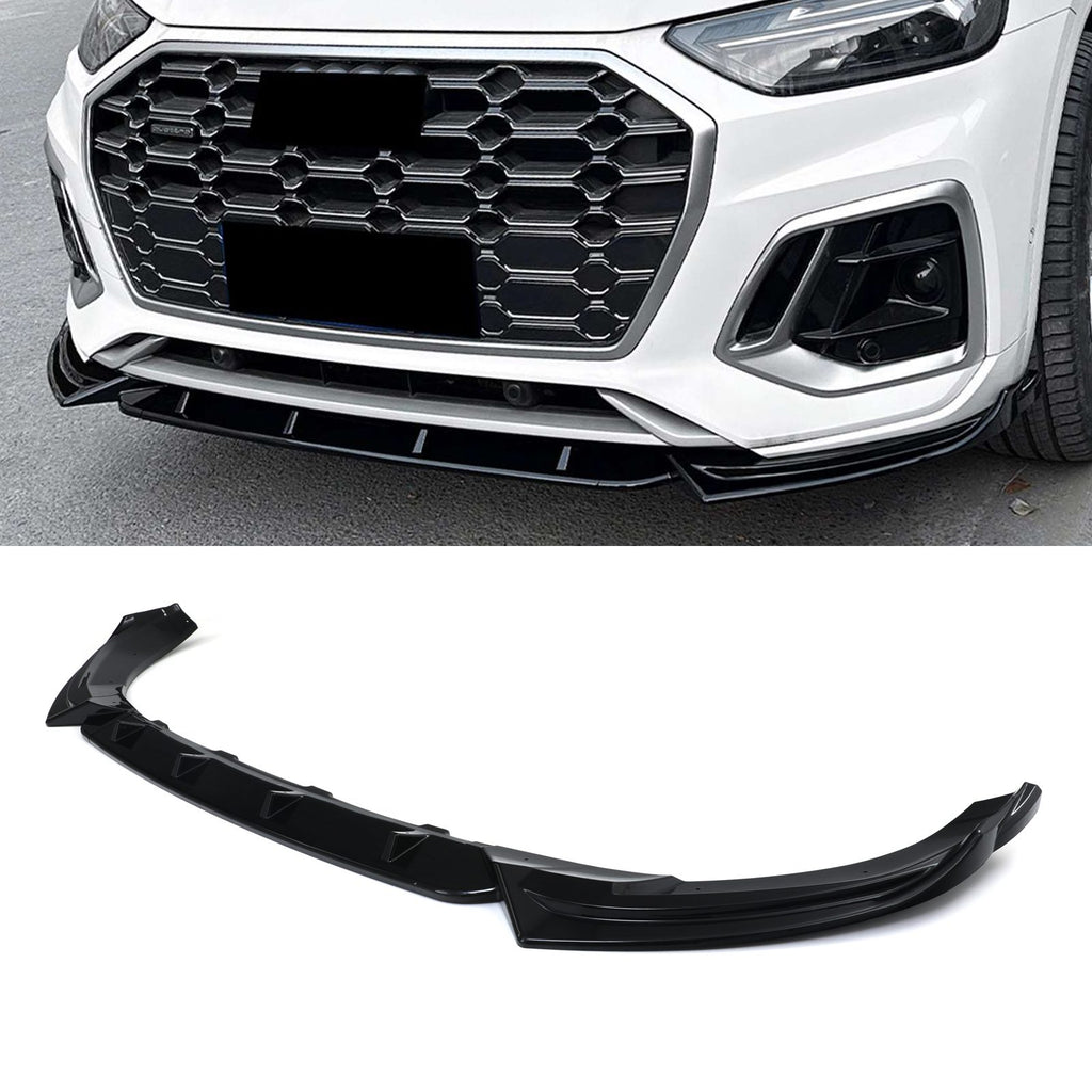 Splitter Anteriore Stile S-Line Nero Lucido Audi Q5 FY Facelift 21-24