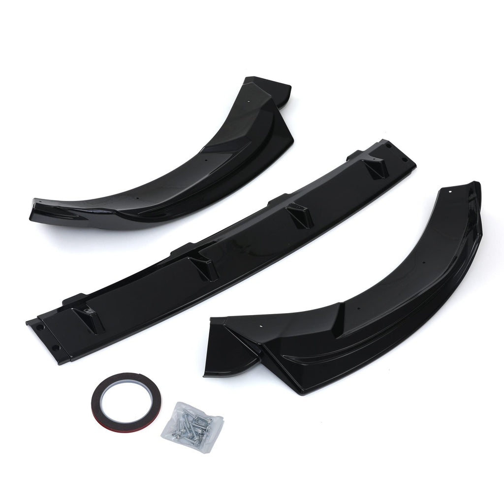Splitter Anteriore Stile S-Line Nero Lucido Audi Q5 FY Facelift 21-24 - foto 4