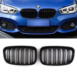 Griglia Anteriore Doppia Barra Nero Lucido BMW Serie 1 F20 F21 11-15