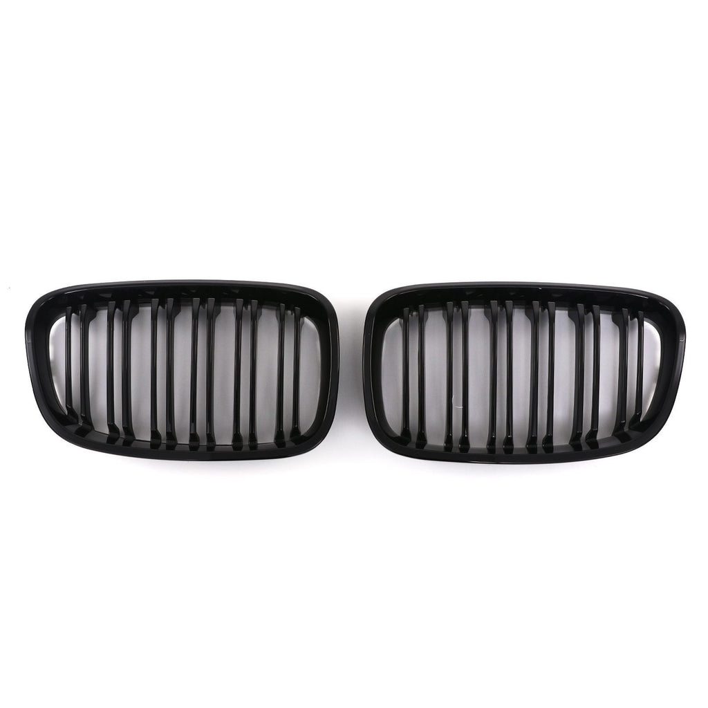 Griglia Anteriore Doppia Barra Nero Lucido BMW Serie 1 F20 F21 11-15 - foto 2