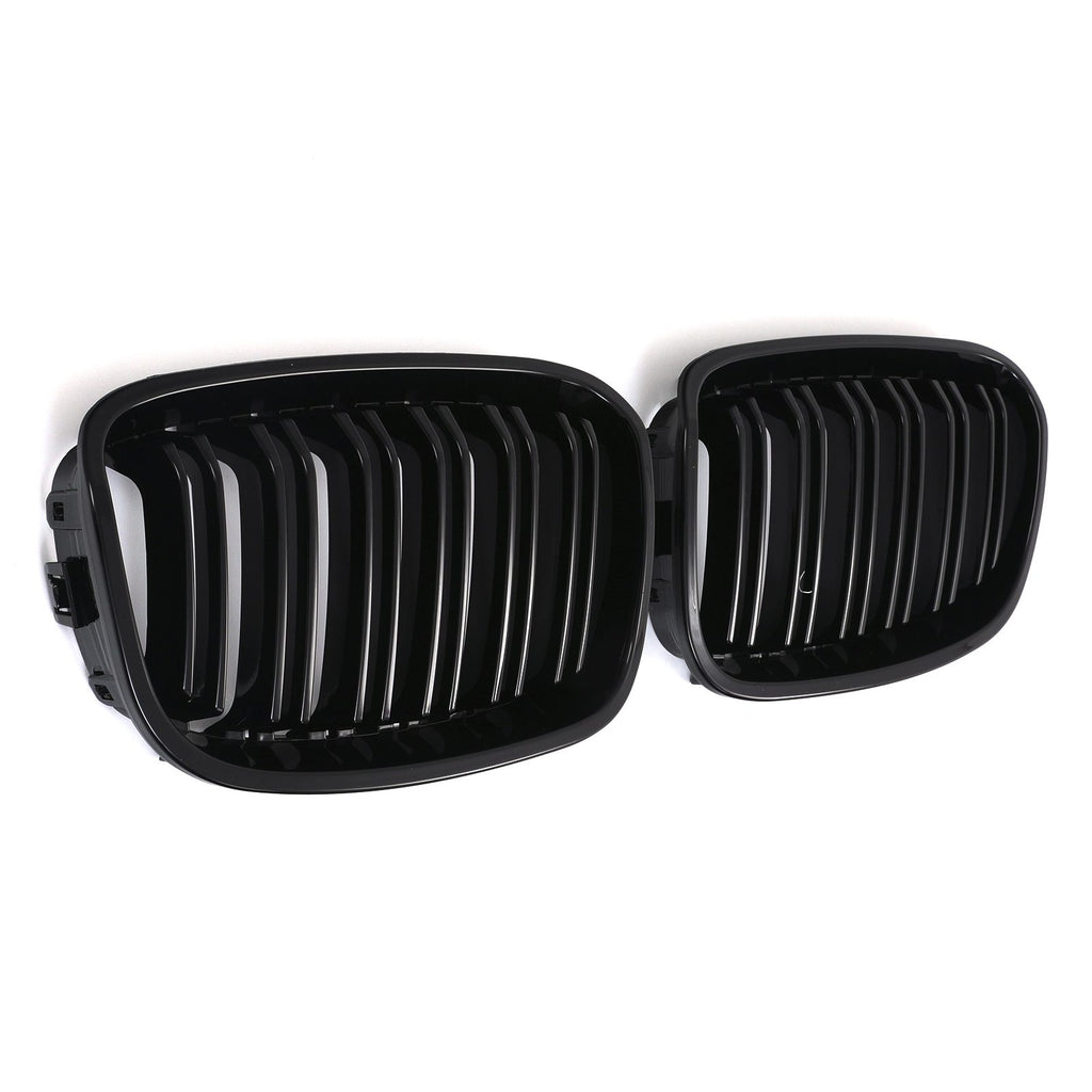Griglia Anteriore Doppia Barra Nero Lucido BMW Serie 1 F20 F21 11-15 - foto 3