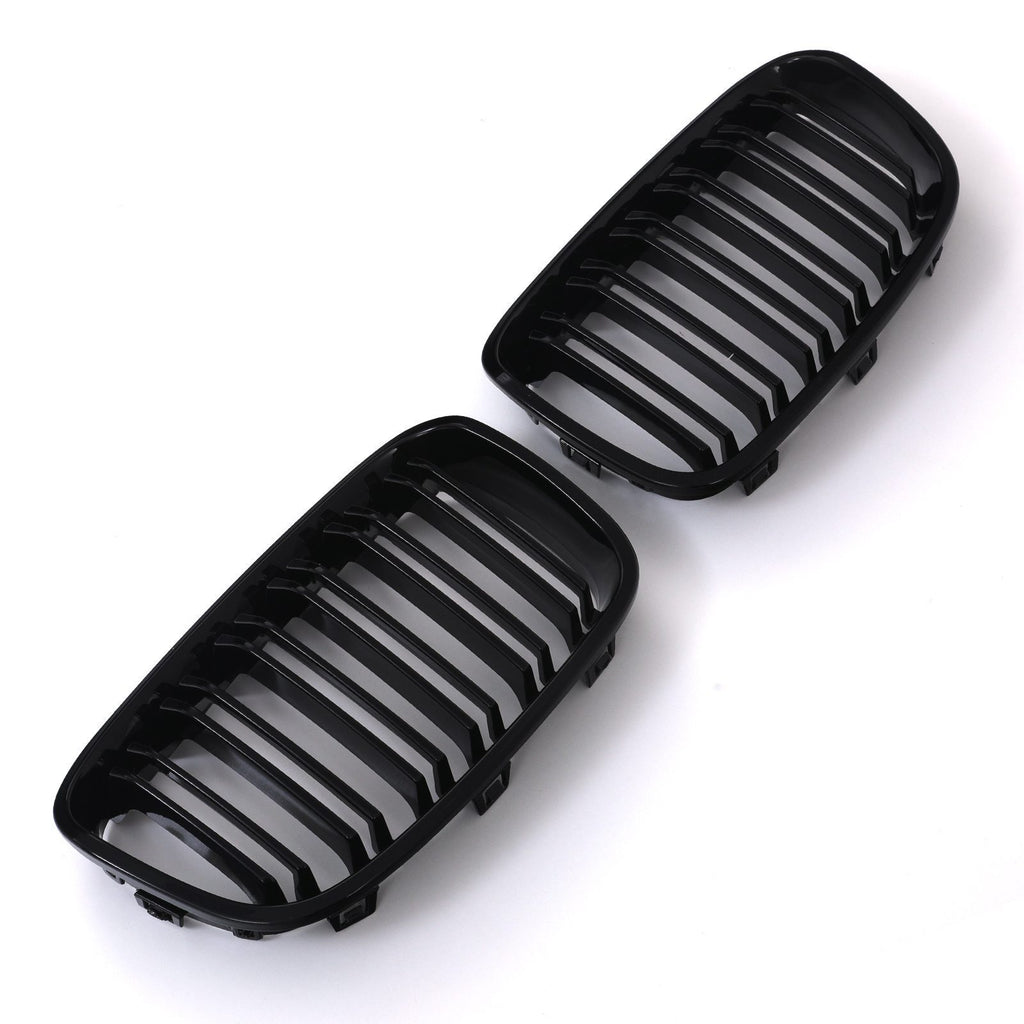 Griglia Anteriore Doppia Barra Nero Lucido BMW Serie 1 F20 F21 11-15 - foto 4