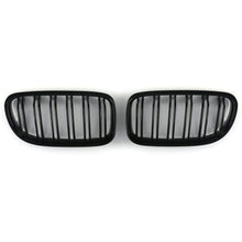 Griglia Anteriore Doppia Barra Nero Lucido BMW Serie 3 E90 E91 LCI 09-12 - foto 2