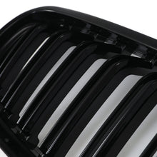 Griglia Anteriore Doppia Barra Nero Lucido BMW Serie 3 E90 E91 LCI 09-12 - foto 5