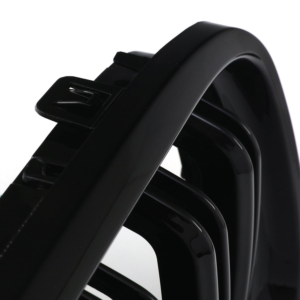 Griglia Anteriore Doppia Barra Nero Lucido BMW Serie 3 E90 E91 LCI 09-12 - foto 7