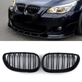 Calandra Doppio Rene Nero Lucido BMW Serie 5 E60 E61 04-10