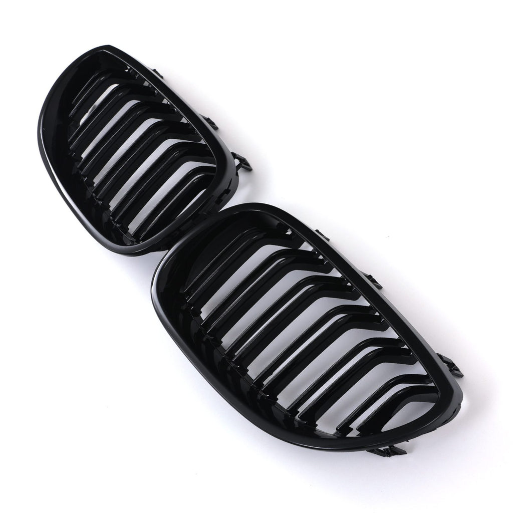 Calandra Doppio Rene Nero Lucido BMW Serie 5 E60 E61 04-10 - foto 4