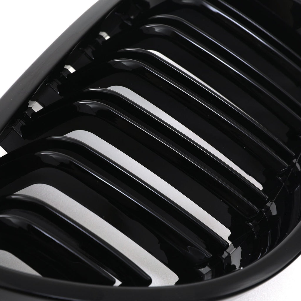 Calandra Doppio Rene Nero Lucido BMW Serie 5 E60 E61 04-10 - foto 6
