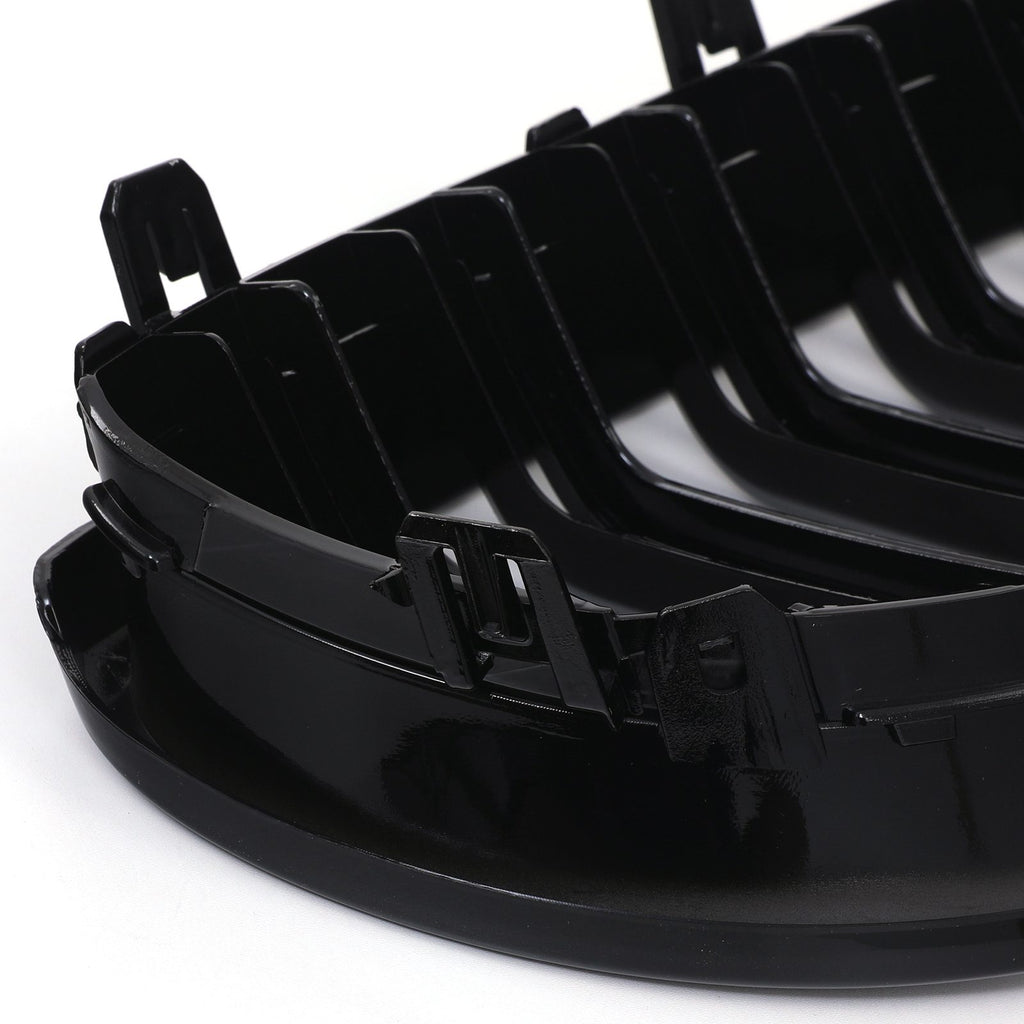 Calandra Doppio Rene Nero Lucido BMW Serie 5 E60 E61 04-10 - foto 8