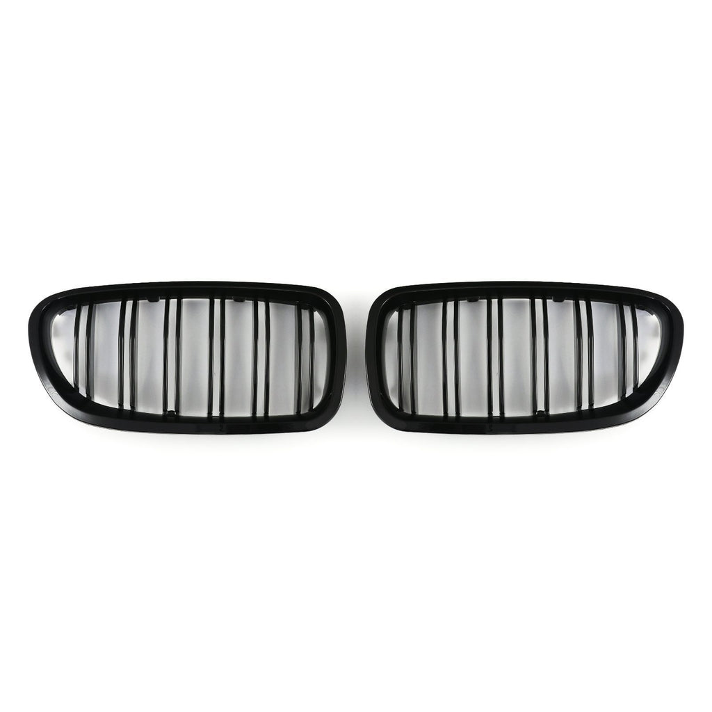 Griglia Doppia Barra Nero Lucido BMW Serie 5 F10 F11 10-17 - foto 3