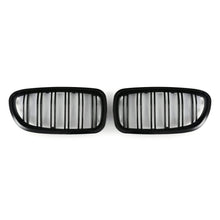 Griglia Doppia Barra Nero Lucido BMW Serie 5 F10 F11 10-17 - foto 3