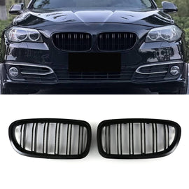 Griglia Doppia Barra Nero Lucido BMW Serie 5 F10 F11 10-17