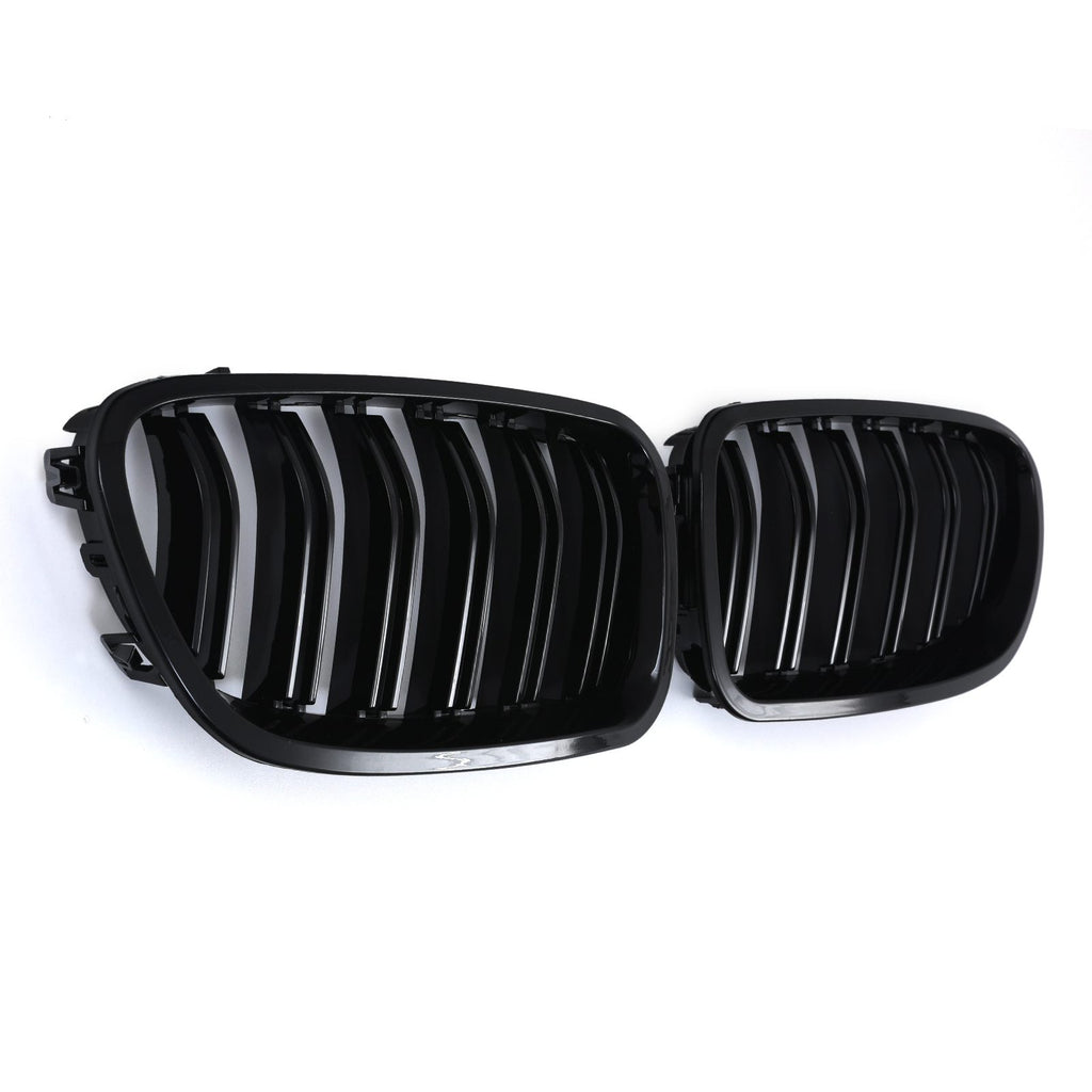 Griglia Doppia Barra Nero Lucido BMW Serie 5 F10 F11 10-17 - foto 4