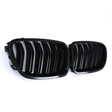 Griglia Doppia Barra Nero Lucido BMW Serie 5 F10 F11 10-17 - foto 4