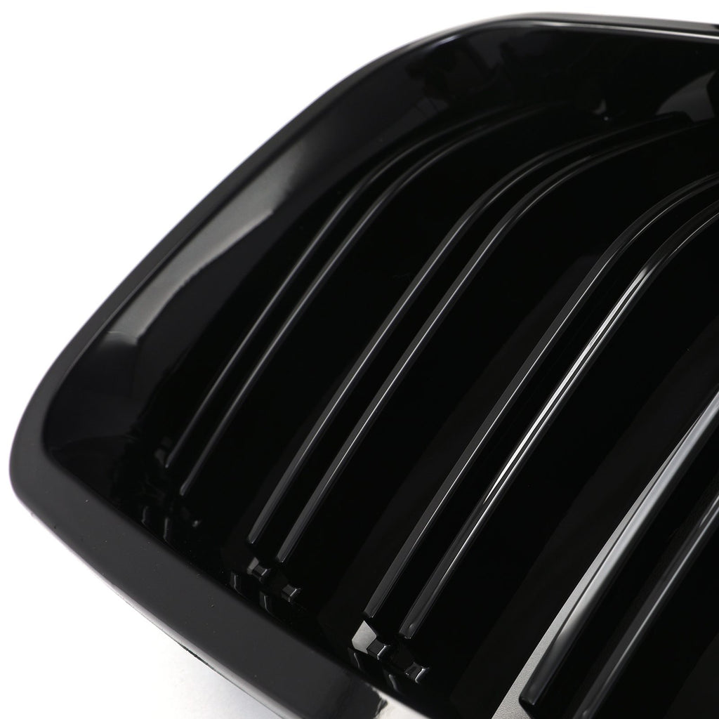 Griglia Doppia Barra Nero Lucido BMW Serie 5 F10 F11 10-17 - foto 7