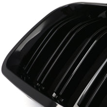 Griglia Doppia Barra Nero Lucido BMW Serie 5 F10 F11 10-17 - foto 7