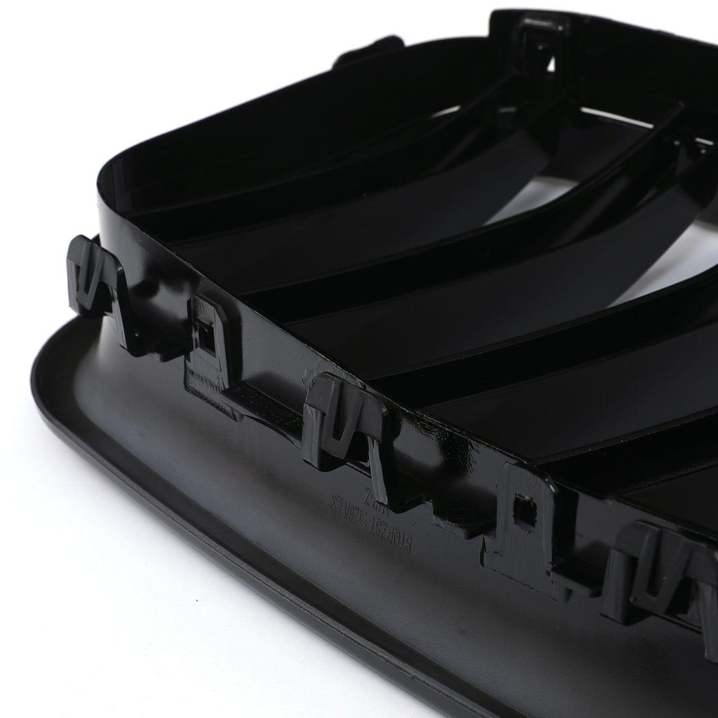 Griglia Doppia Barra Nero Lucido BMW Serie 5 F10 F11 10-17 - foto 9