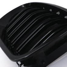 Griglia Doppia Barra Nero Lucido BMW Serie 5 F10 F11 10-17 - foto 5